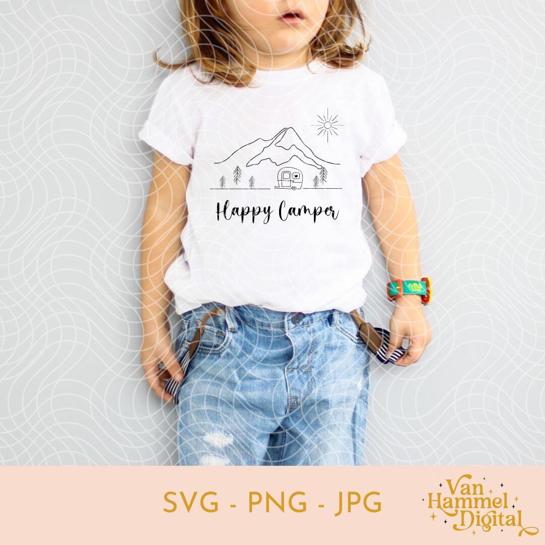 Happy Camper | SVG JPG PNG
