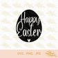 Happy Easter | Egg Heart 2 | SVG PNG JPG