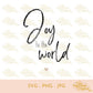 Joy To The World | SVG PNG JPG