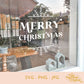 Kerst | Merry Christmas | Snowflake | SVG JPG PNG