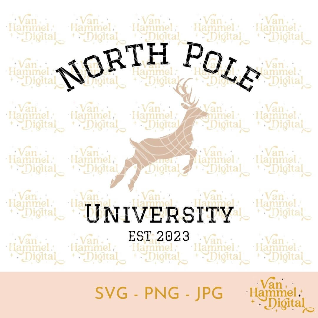North Pole University | SVG PNG JPG