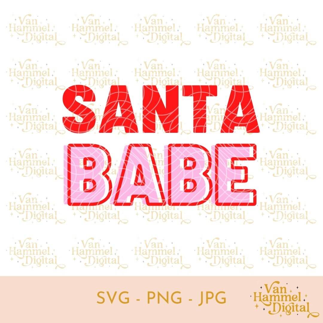 Santa Babe | SVG PNG JPG