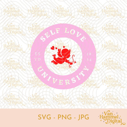 Self Love University | Cupido | SVG PNG JPG